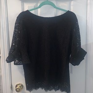 Lace Black Blouse.